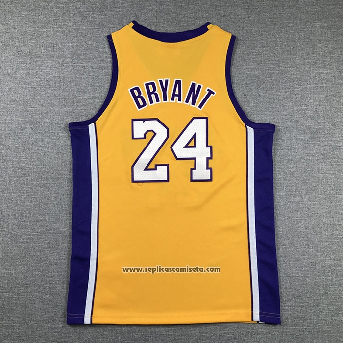 Camiseta Nino Los Angeles Lakers Kobe Bryant #24 Mitchell & Ness 2008-09 Amarillo